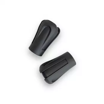 Silva Rubber Paws matkakeppide kummist otsikud - must - 1 paar