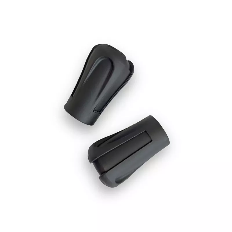 Silva Rubber Paws matkakeppide kummist otsikud - must - 1 paar