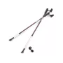 Silva Walking Walking Poles 100-135 cm Aluminum 6061 EVA Foam Grip Twist Lock Must/Hall/Punane