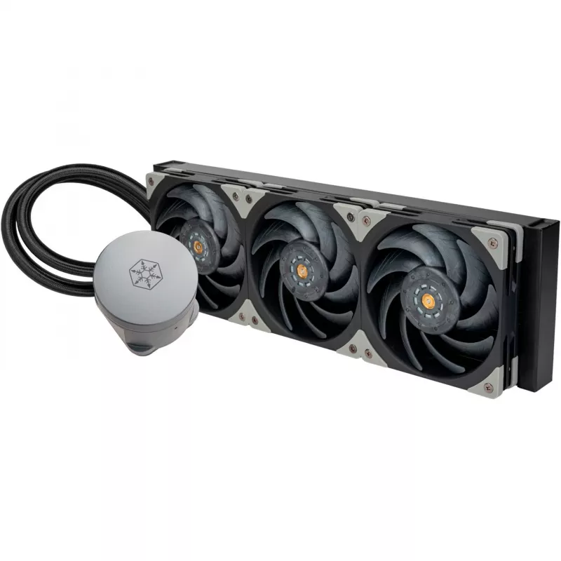 SilverStone Hailstone 360 Black All-in-One Liquid CPU Cooler 360mm ARGB