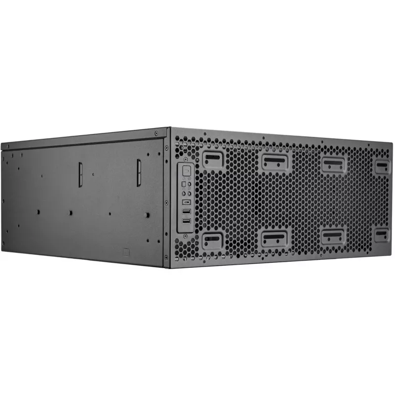 SilverStone RM4A 4U Rackmount Server Case, SSI-EEB, Mesh - Dark Grey