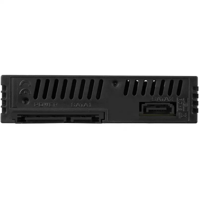 SilverStone SST-FS202B-V2 2-Bay 3.5 inch SATA Hot-Swap Cage for 5.25 inch Bay - Must