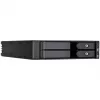 SilverStone SST-FS202B-V2 2-Bay 3.5 inch SATA Hot-Swap Cage for 5.25 inch Bay - Must