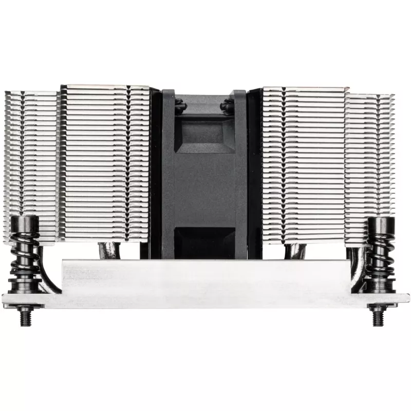 SilverStone SST-XE02-TR5B Madala profiiliga CPU jahuti, 60mm ventilaator, must alumiinium, vaskpõhi, Intel LGA1150/1151/1155/1156, PWM, 65W TDP