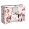 SIMBA-DICKIE My Beauty Studio Interaktiivne Mängutualett Valgustatud Peegli ja 10 Aksessuaariga Lastele Vanuses 3-6