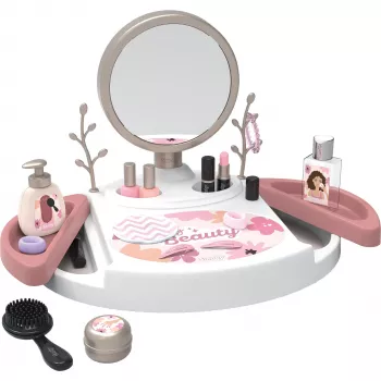 SIMBA-DICKIE My Beauty Studio Interaktiivne Mängutualett Valgustatud Peegli ja 10 Aksessuaariga Lastele Vanuses 3-6