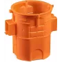 SIMET S60GF Pindpaigaldatav ühenduskarp, ühendatav, eriti sügav, 60 mm, oranž