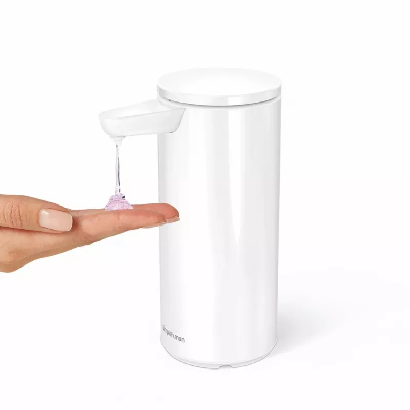 Simplehuman anduriga seebidosaator valge