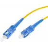1m Single-Mode SC/UPC to SC/UPC Simplex Fiiberoptiline ühenduskaabel, LSZH, kollane