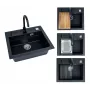 Sink Atrox30 G91 with Mixer Black