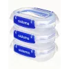 Sistema Plastics 881523 Ristkülikukujuline Mahuti 0.18L Läbipaistev 88mm