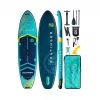 SKATINGER Prana Light Blue Inflatable SUP Board 350x89x15 Yoga