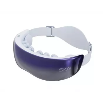 SKG KS700-E Silmamassaator õhkpressiga, soojendusega ja Bluetoothiga – valge