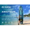 SKT ASIATICUS täispuhutav SUP-laud 350x89x15 cm jooga