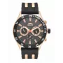 SLAZENGER MAN SL96076203 meeste analoogkvartskell 48mm sinine sihverplaat pruun nahkrihm