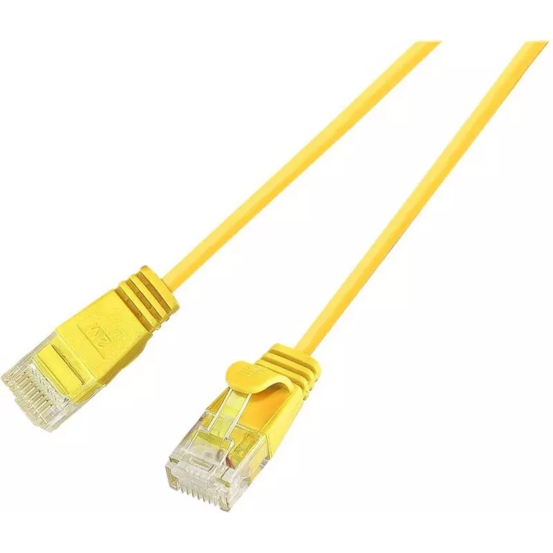 Wirewin Cat.6 U/UTP Slim-Light patch-kaabel, 0,5m, kollane PKW-LIGHT-K6 0.5 GE