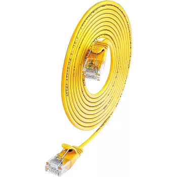 Wirewin Cat.6 U/UTP Slim-Light patch-kaabel, 0,5m, kollane PKW-LIGHT-K6 0.5 GE