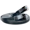 Wirewin Cat6 U/FTP õhuke Ethernet patch-kaabel 0,5m must PKW-STP-SLIM-KAT6 0.5 SW