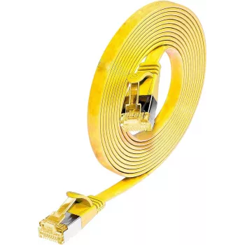 Wirewin Cat6a U/FTP õhuke Ethernet patch-kaabel RJ45 1,5m kollane PKW-STP-SLIM-K6A 1.5 GE
