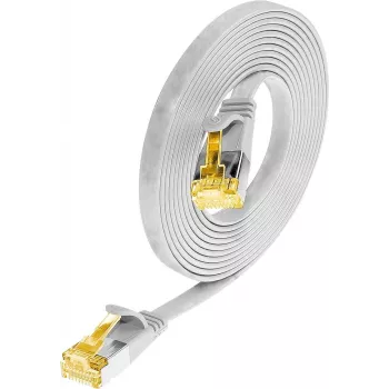 Wirewin Cat6a U/FTP õhuke Ethernet patch-kaabel, RJ45 isane-oisane, 1 m, valge PKW-STP-SLIM-K6A 1.0 WS