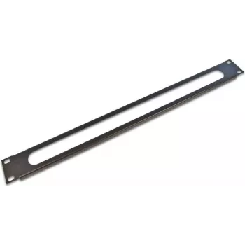 Wirewin KDP 1U kaabli sisestuspaneeel, must, 19-tolline rack-mount, teras, 1U, ilma harjata KDP 1HE OB BL