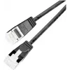 Wirewin Light Patch Cable ümmargune U/FTP Cat 6a must 0,5m õhuke painduv PoE (PKW-LIGHT-STP-K6A 0.5 SW)