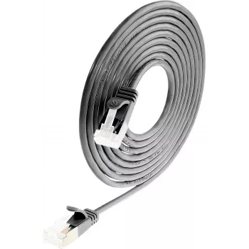 Wirewin Light Patch Cable ümmargune U/FTP Cat 6a must 0,5m õhuke painduv PoE (PKW-LIGHT-STP-K6A 0.5 SW)