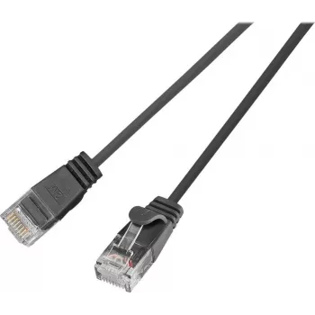 Wirewin PKW-LIGHT-K6 3.0 SW - Cat.6 Slim-Light paigalduskaabel, U/UTP, 3,0 m, must