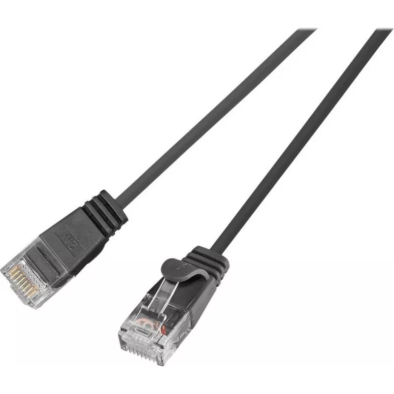 Wirewin PKW-LIGHT-K6 3.0 SW - Cat.6 Slim-Light paigalduskaabel, U/UTP, 3,0 m, must
