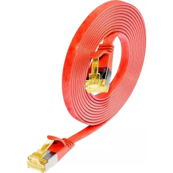 Wirewin PKW-STP-SLIM-K6A 1,5 m punane Cat6a õhuke U/FTP paigalduskaabel PKW-STP-SLIM-K6A 1.5 RT