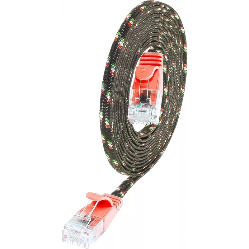 Wirewin PKW-TOUGH-K6 5.0 RT - Cat.6 Slim-Tough Ethernet patch-kaabel, U/UTP, 5m, punane