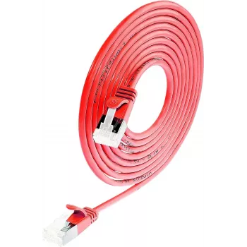 Wirewin Õhuke Patch-kaabel U/FTP Cat 6a Punane 3,0m PKW-LIGHT-STP-K6A 3.0 RT