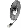 Wirewin SLIM UL6 10 SW - Cat.6 SLIM-Light patch-kaabel, U/UTP, 10 m, must PKW-LIGHT-K6 10.0 SW