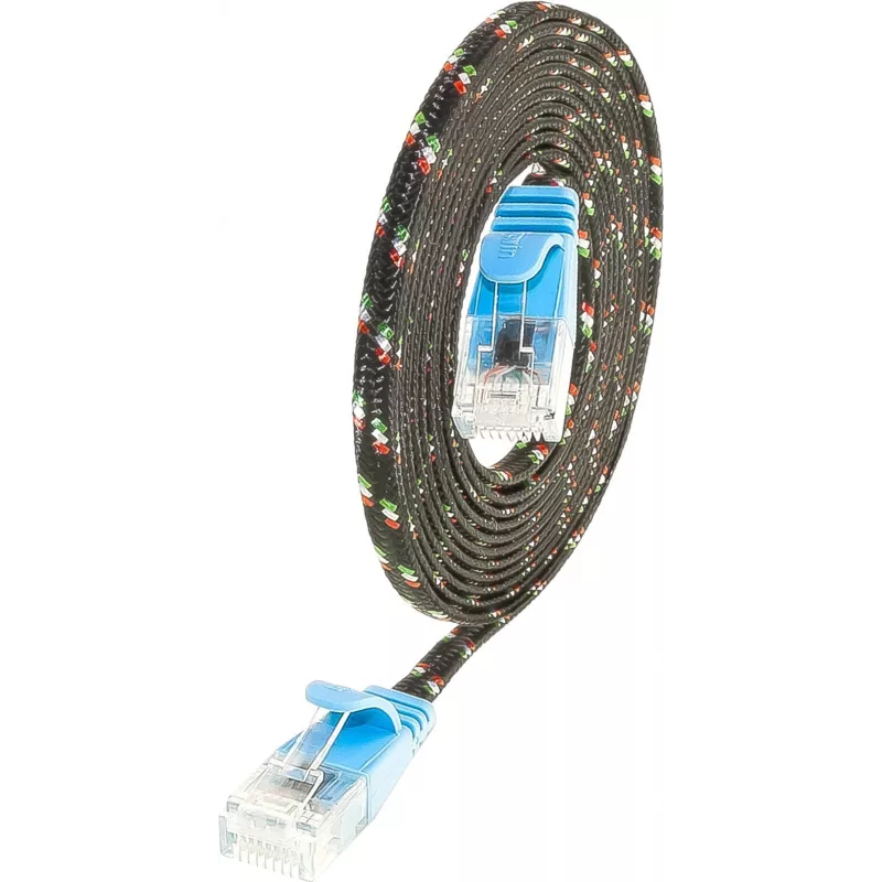 Wirewin SLIM UT6 10 BL - Cat.6 Slim-Tough paigalduskaabel, U/UTP, 10 m, sinine (PKW-TOUGH-K6 10.0 BL)