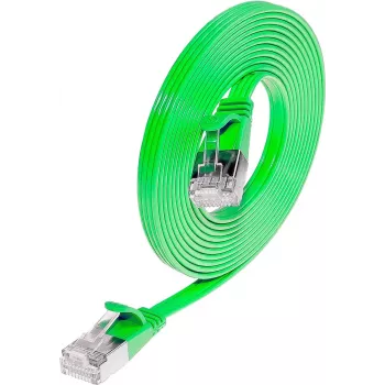 Wirewin Triotronik Cat 6 Slim U/FTP patchkaabel, 5m, RJ45, roheline PKW-STP-SLIM-KAT6 5.0 GN