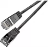 Wirewin Triotronik Cat6 F/FTP 7,5m must paigalduskaabel PKW-LIGHT-STP-K6 7.5 SW