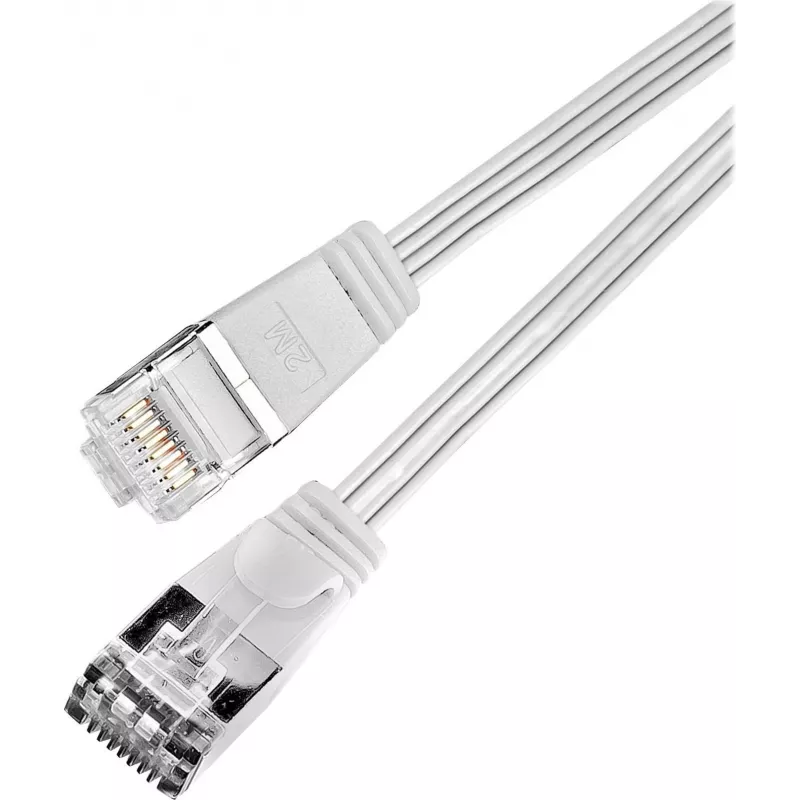 Wirewin Triotronik Cat6 U/FTP õhuke Ethernet patch-kaabel 0,5m valge PKW-STP-SLIM-KAT6 0.5 WS