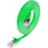 Wirewin Triotronik Cat6 U/FTP õhuke paigalduskaabel 0,25m roheline PKW-STP-SLIM-KAT6 0.25 GN