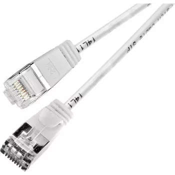 Wirewin Triotronik PKW-LIGHT-STP-K6 15.0 WS Cat6 S/FTP patchkaabel, RJ45 isane-isanе, valge, 15 m