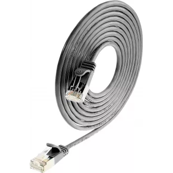 Wirewin Triotronik PKW-LIGHT-STP-K6 3.0 SW Cat6 varjestatud paigalduskaabel, 3m, must