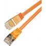 Wirewin Triotronik PKW-STP-SLIM-KAT6 1.0 OR Cat6 U/FTP õhuke Ethernet-paigalduskaabel, RJ45 isane-Isane, 1m, must