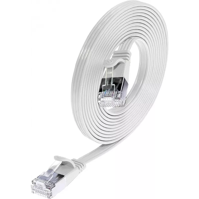 Wirewin Triotronik PKW-STP-SLIM-KAT6 3.0 WS Cat6 U/FTP õhuke Etherneti patch-kaabel 3m valge