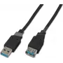 Wirewin USB 3.0 A-A isane-emane pikenduskaabel 1,8 m must USB 3.0 A-A MF 1.8 SW