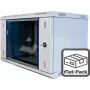 Wirewin WCAB PS2 600X600X4U B FP seinale kinnitatav rack-kapp 4U must