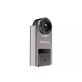 Smanos Smart Video Doorbell DB-20 - 720p HD Wi-Fi uksekell kahesuunalise heliga, öövaatlusega, IP65