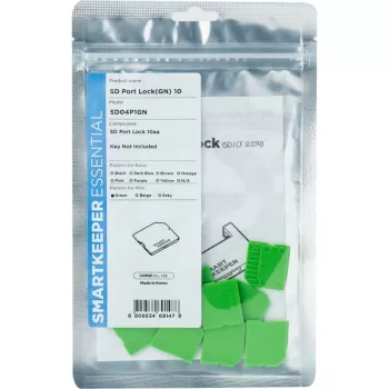 SmartKeeper Mini/Micro SD pordi blokeerija, roheline, 10-pakk (SLSART-0323)