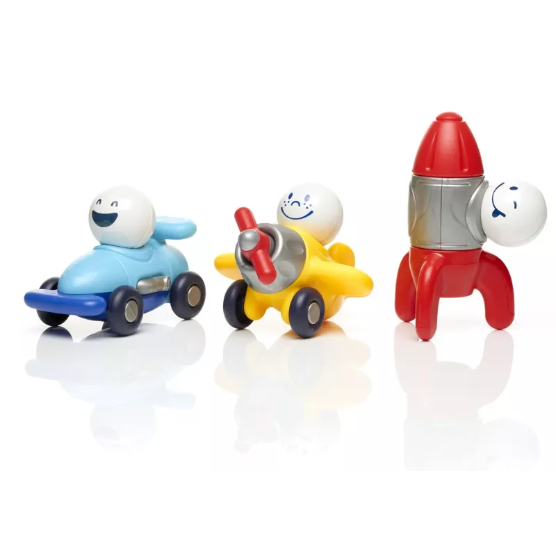 SmartMax My First Explorers 15-osaline magnetiline ehituskomplekt väikelastele vanuses 1-5