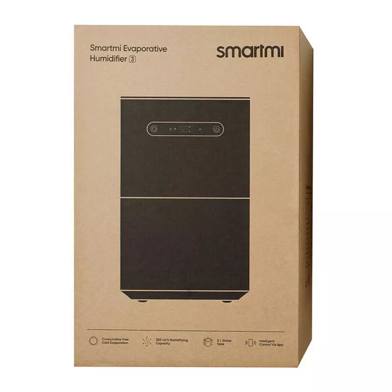 Smartmi Evaporative Humidifier 3 (HU518001EU) – 5L paak, 350 mL/h, Wi-Fi, UV-C, valge