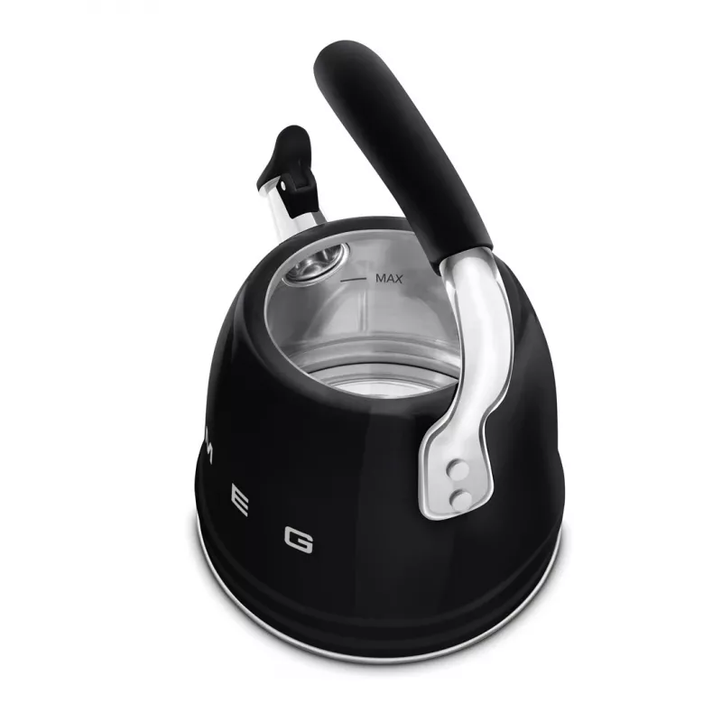 Smeg 50's Style Veekeetja WKF01BL Must 1.7L 2400W Roostevaba teras