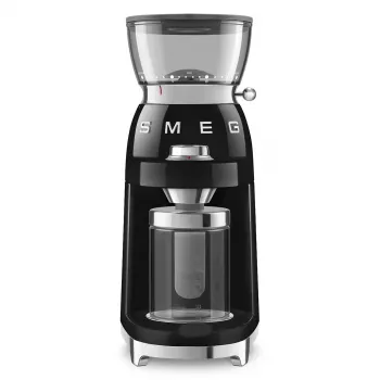 Smeg CGF03BLEU 50's stiilis koonusveski kohviveski - must, 150W, 350g mahutavus